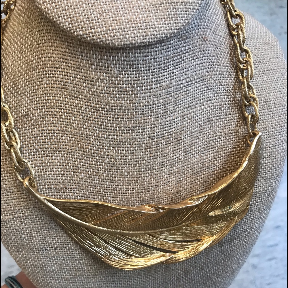 Chloe + Isabel Gold Feather Necklace